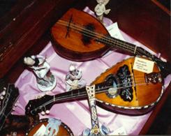 exposition de mandolines lors du festival